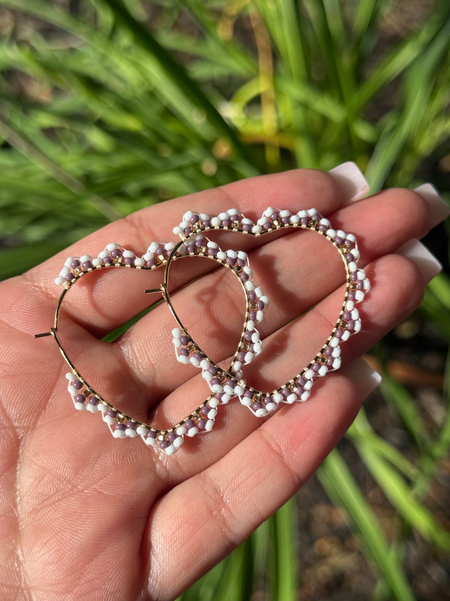 Valentine’s Day corazón (Purple)