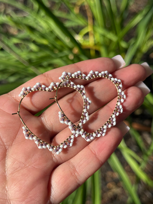 Valentine’s Day corazón (Purple)